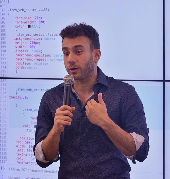 Michael Peres, founder of Block Editorial.