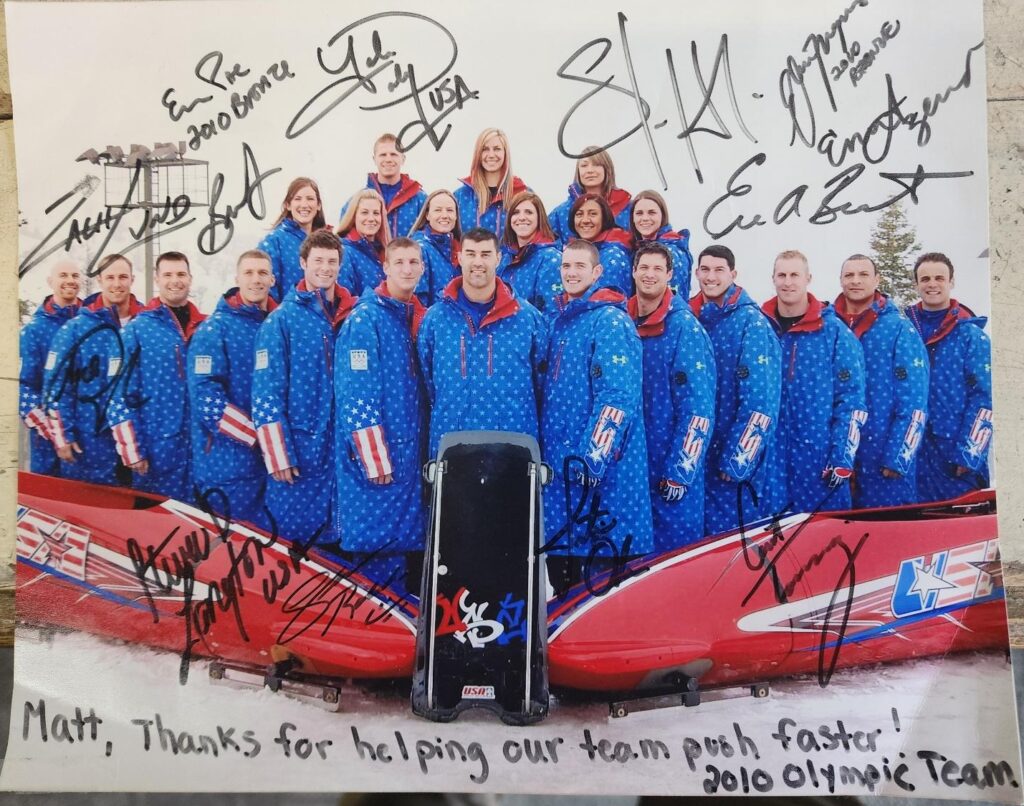 Message from Olympic Gold Medal Winning Team USA to VKTRY founder Matt Arciuolo