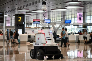 Robots reinforcing law enforcement