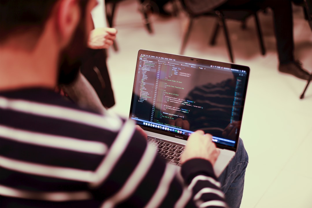 Developer working with cloud security tools and credentials